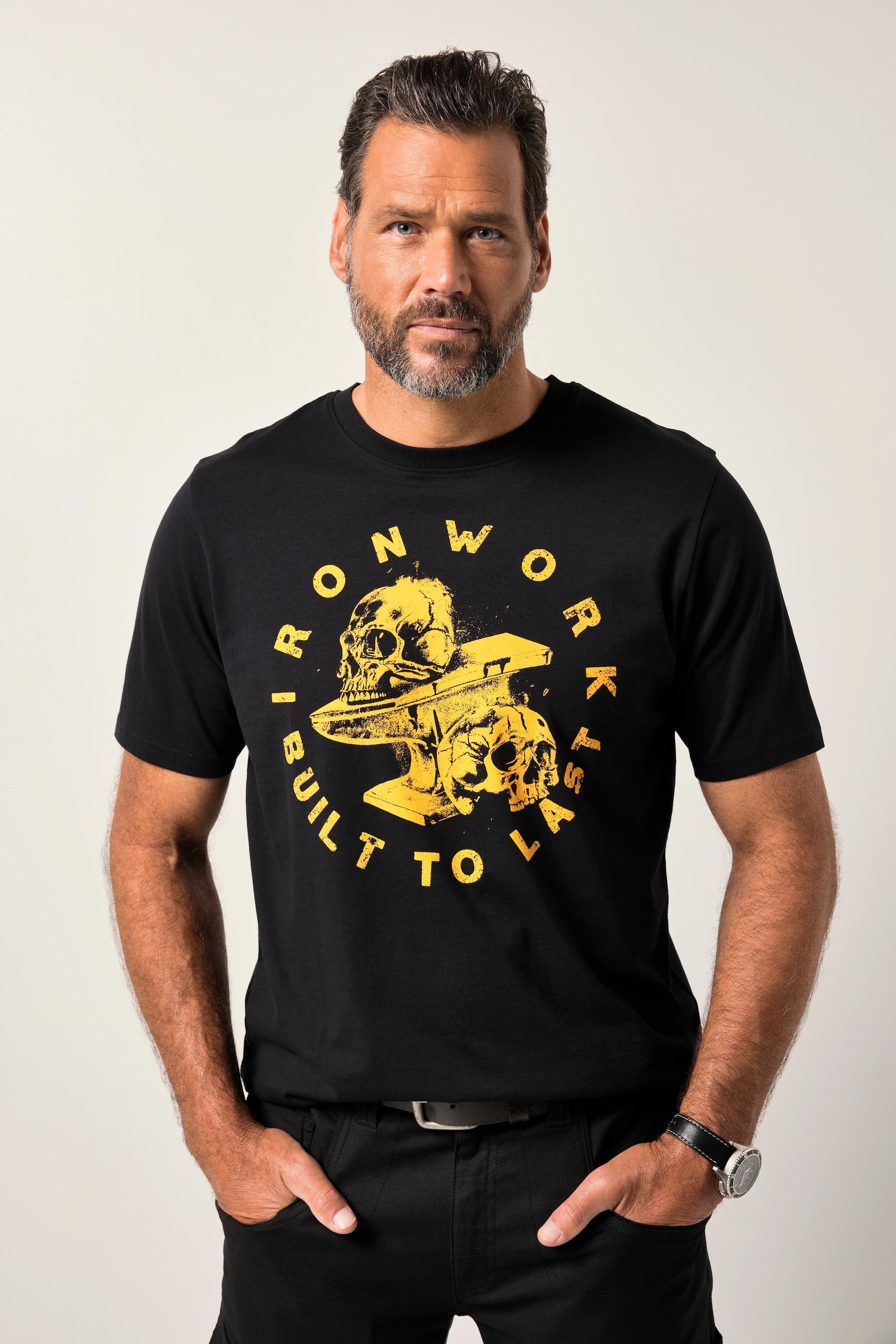 JP1880 Workwear Halbarm T-Shirt mit Brustprint  