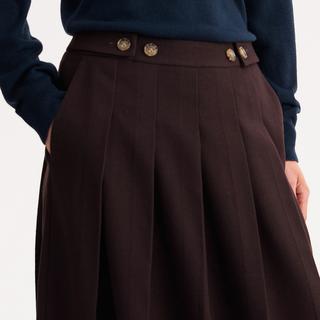 La Redoute Collections Jupe évasée en flanelle A-Line  