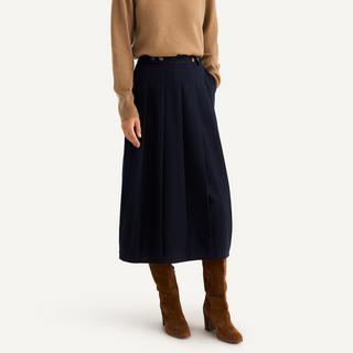 La Redoute Collections Jupe évasée en flanelle A-Line  