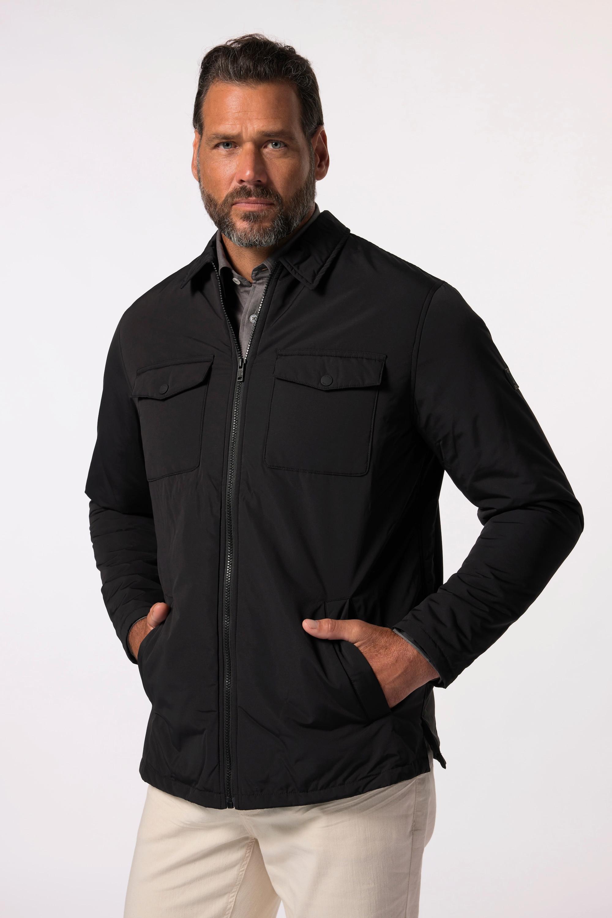 JP1880 Jacke Hemdkragen Brusttaschen  