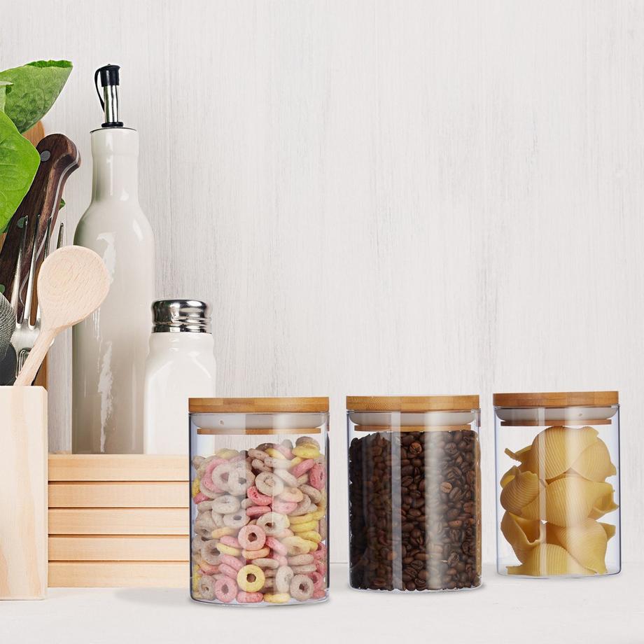 B2X 3 Barattoli conservazione 600 ml  