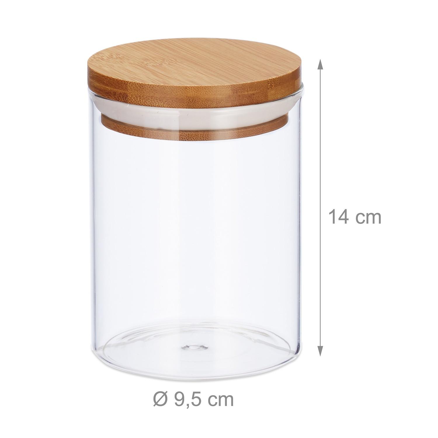 B2X 3 pots de conservation 600 ml  