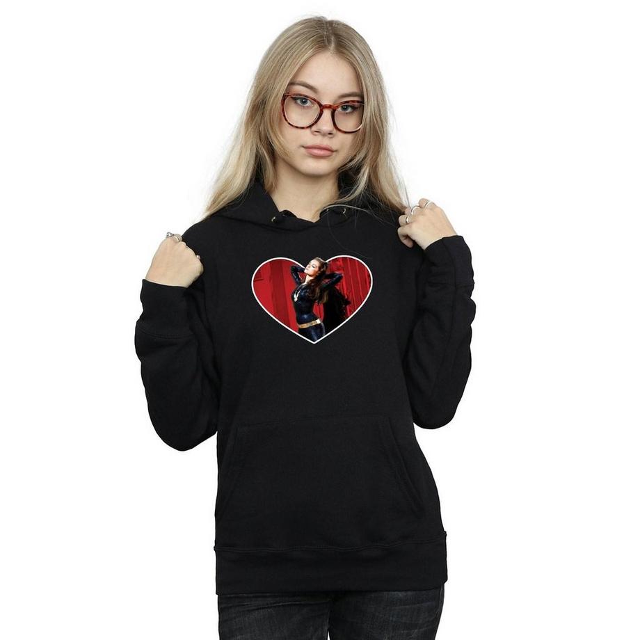 DC COMICS Batman Batgirl Logo Coeur Hoodie  
