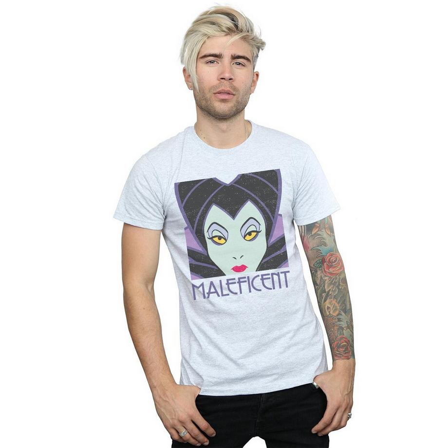 Disney T-Shirt Stampa Grafica Malefica  