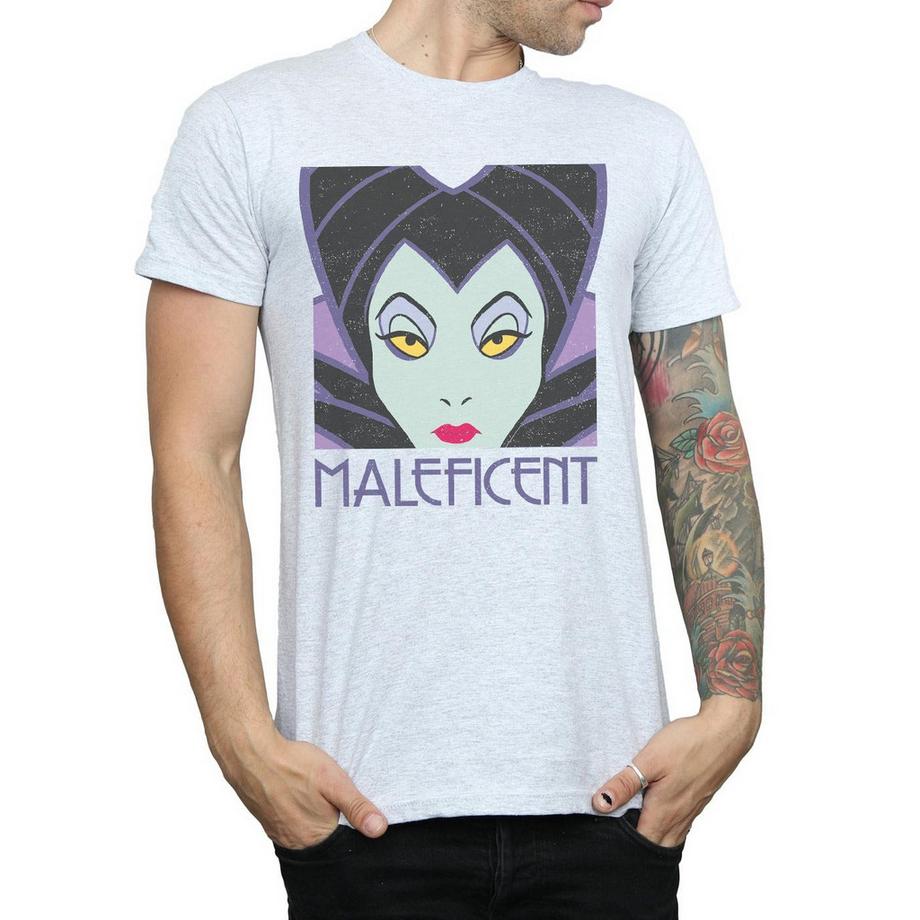 Disney T-Shirt Stampa Grafica Malefica  