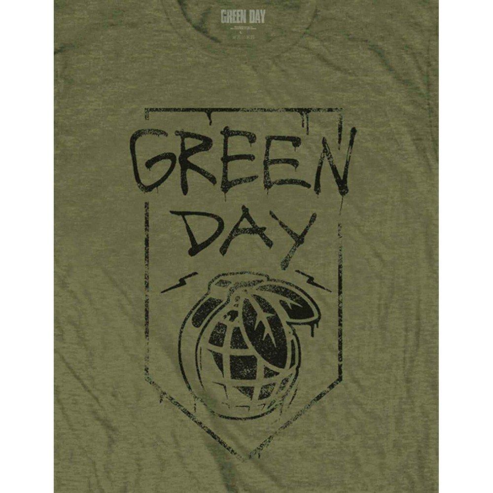 Green Day Green Day T-Shirt Logo Grenade  