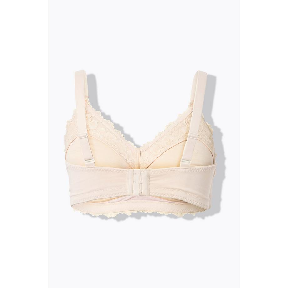 Ulla Popken Bellieva Soutien-gorge d'allaitement Bords en dentelle Ouverture sur le devant des bretelles  