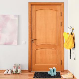 Northix zerbino rettangolare in gomma effetto ferro  