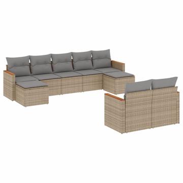 Garten sofagarnitur poly-rattan