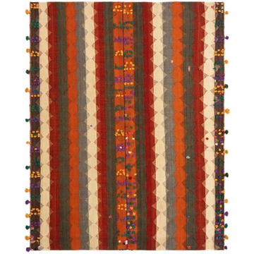 Handgemachter Teppich Jajim old