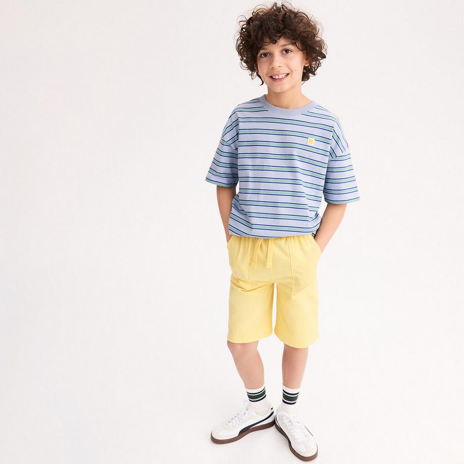 Bermuda-Shorts aus schwerem Jersey