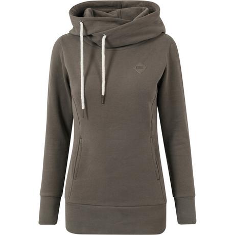 URBAN CLASSICS  hoodie damen urban classic long logopatch 