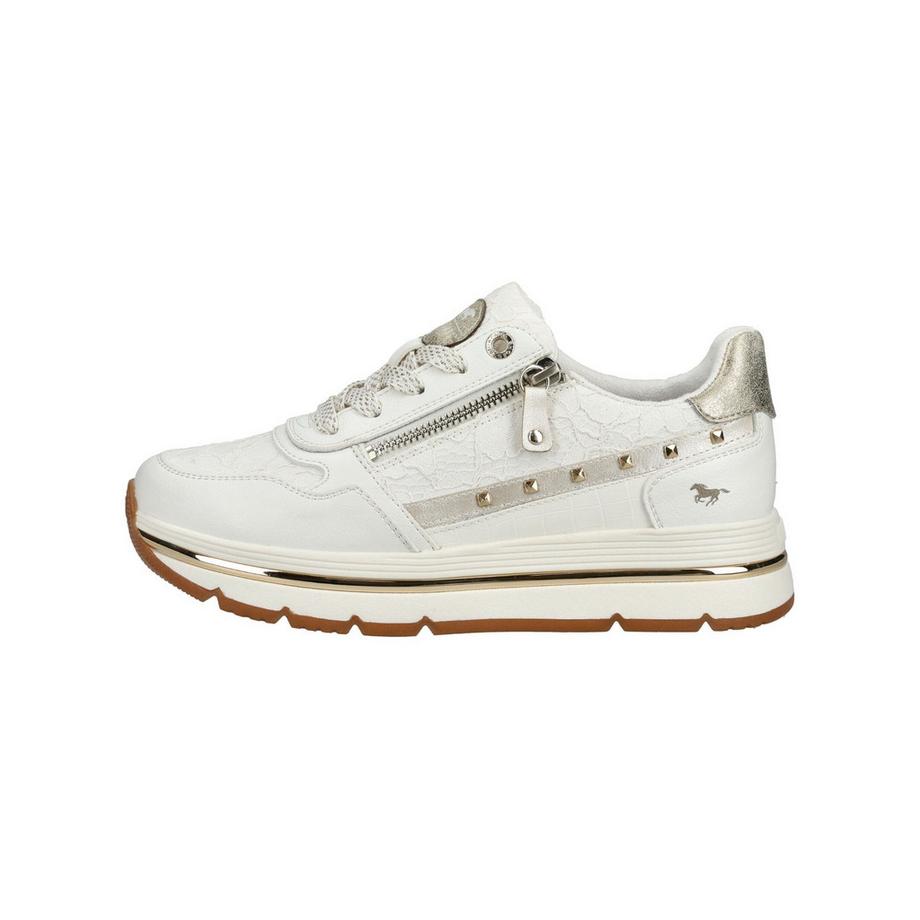 Mustang Sneaker avec Fermeture Éclair Latérale et Clous  