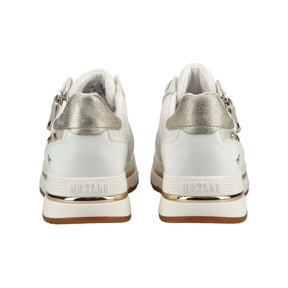 Mustang Sneaker avec Fermeture Éclair Latérale et Clous  