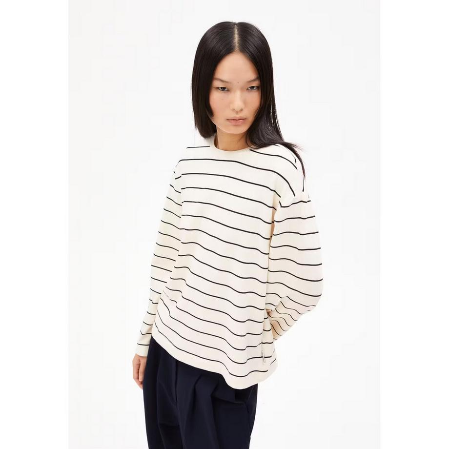 ARMEDANGELS Marynaa Gestreiftes Langarmshirt  