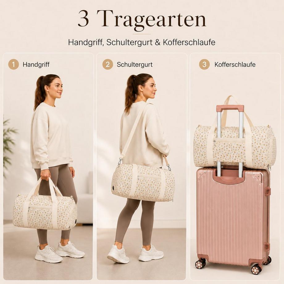 Only-bags.store Borsa sport in velluto a coste con scomparto scarpe  