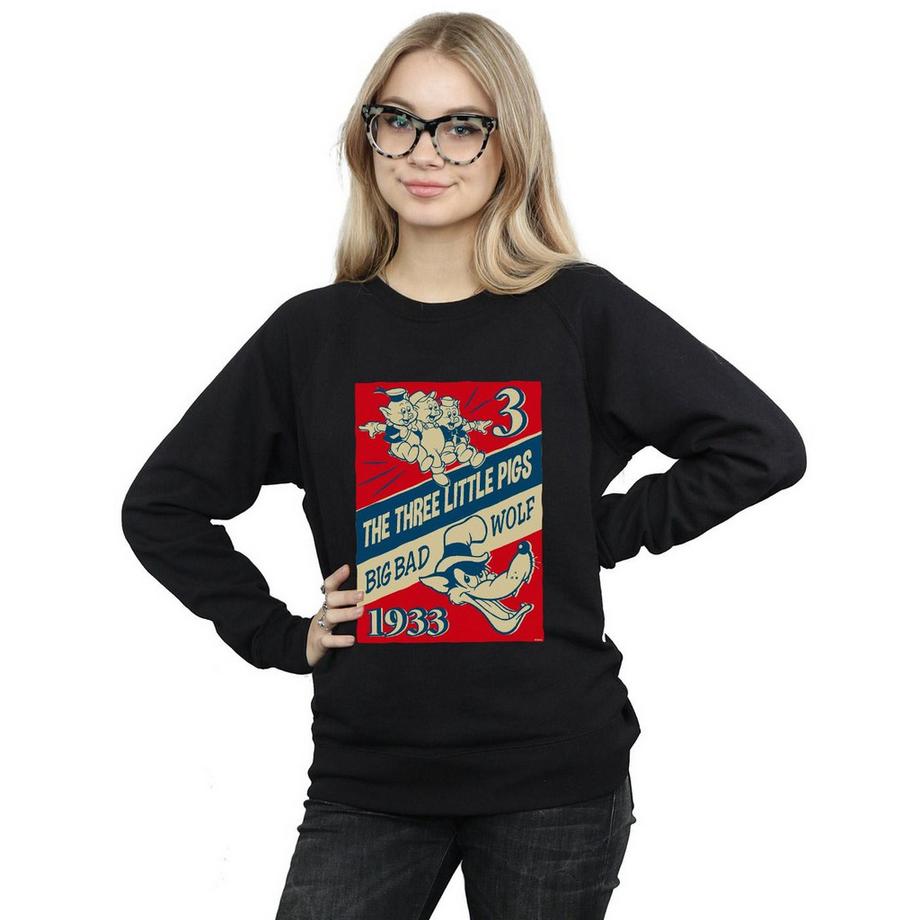 Disney Die drei kleinen Schweinchen und der grosse böse Wolf Sweatshirt  