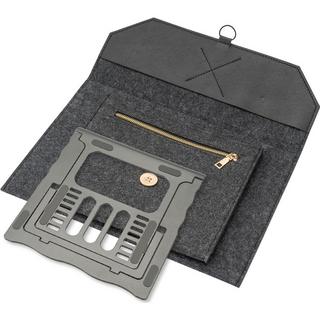 4smarts  456584 borsa per laptop 33 cm (13") Borsa da corriere Grigio 