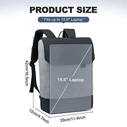 Only-bags.store Sac à dos étanche pour adolescent petit avec compartiment pour ordinateur portable 15.6 pouces antivol  