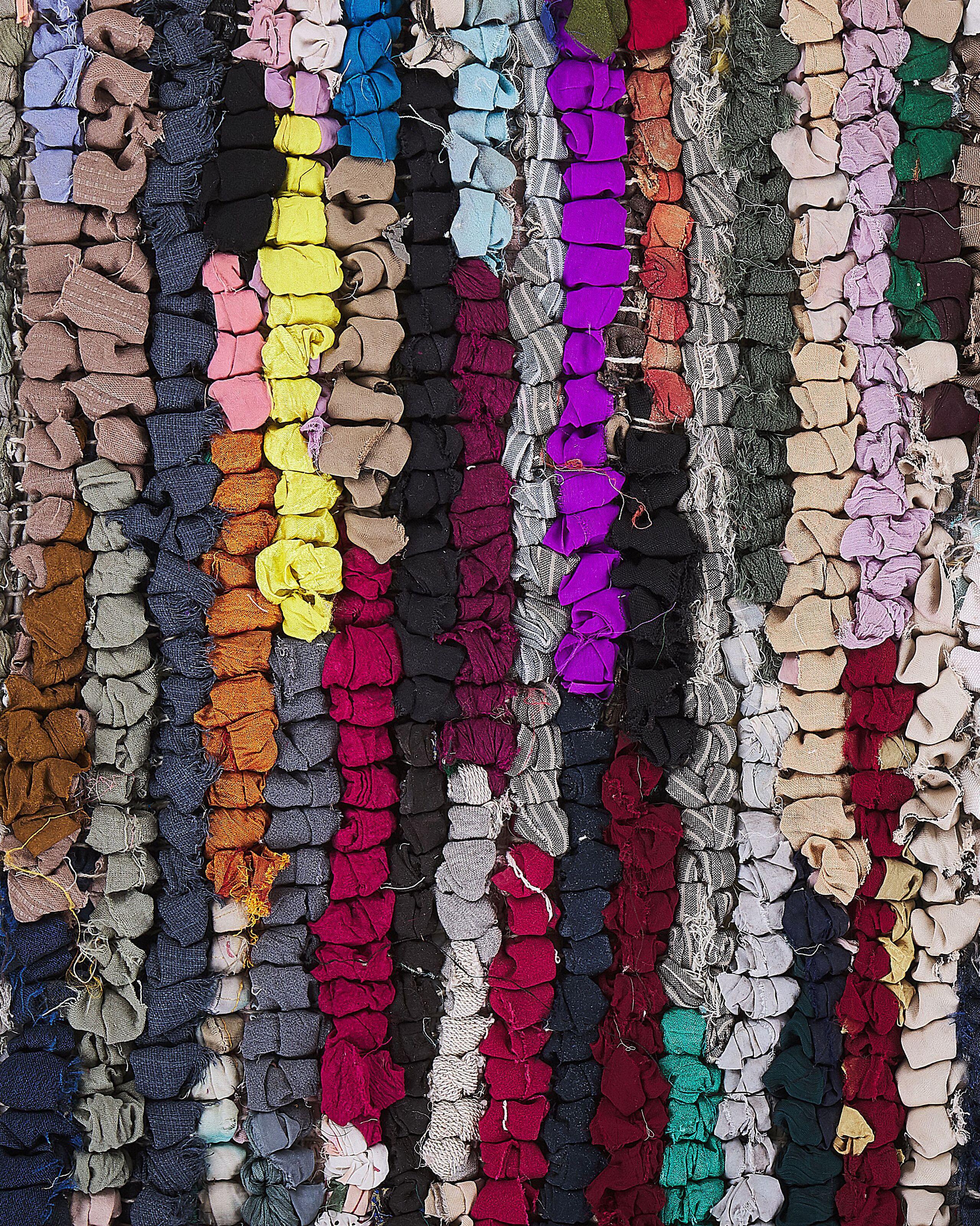 Beliani Teppich aus Polyester Boho BAFRA  