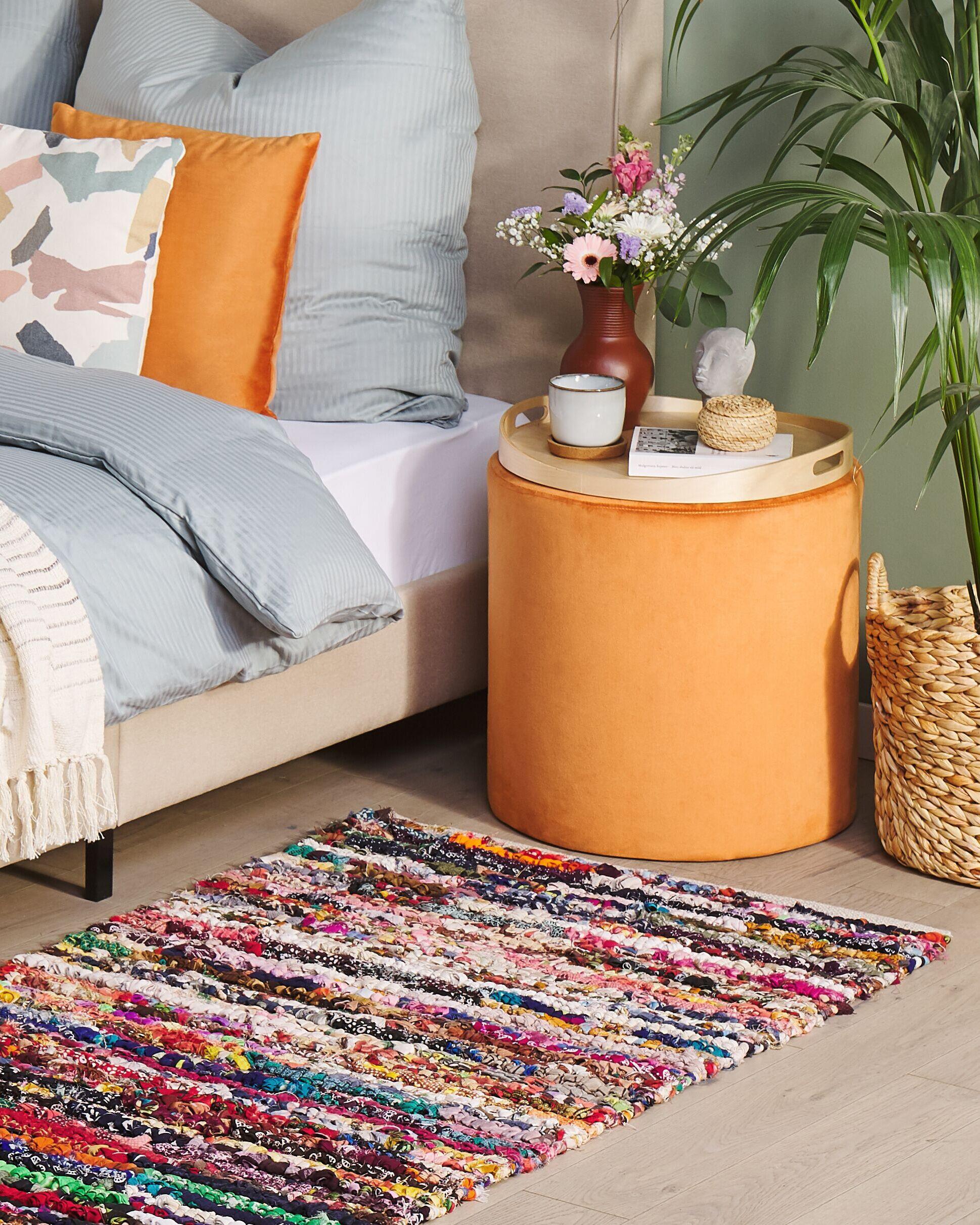 Beliani Tapis en Polyester Boho BAFRA  