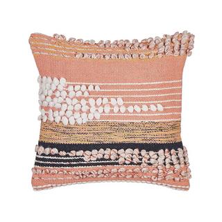 Beliani Lot de 2 coussins en Coton Boho DEUTZIA  