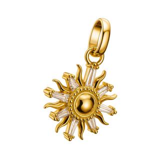 Thomas Sabo  Charm-Anhänger Sonne mit Steinen Connect veret 