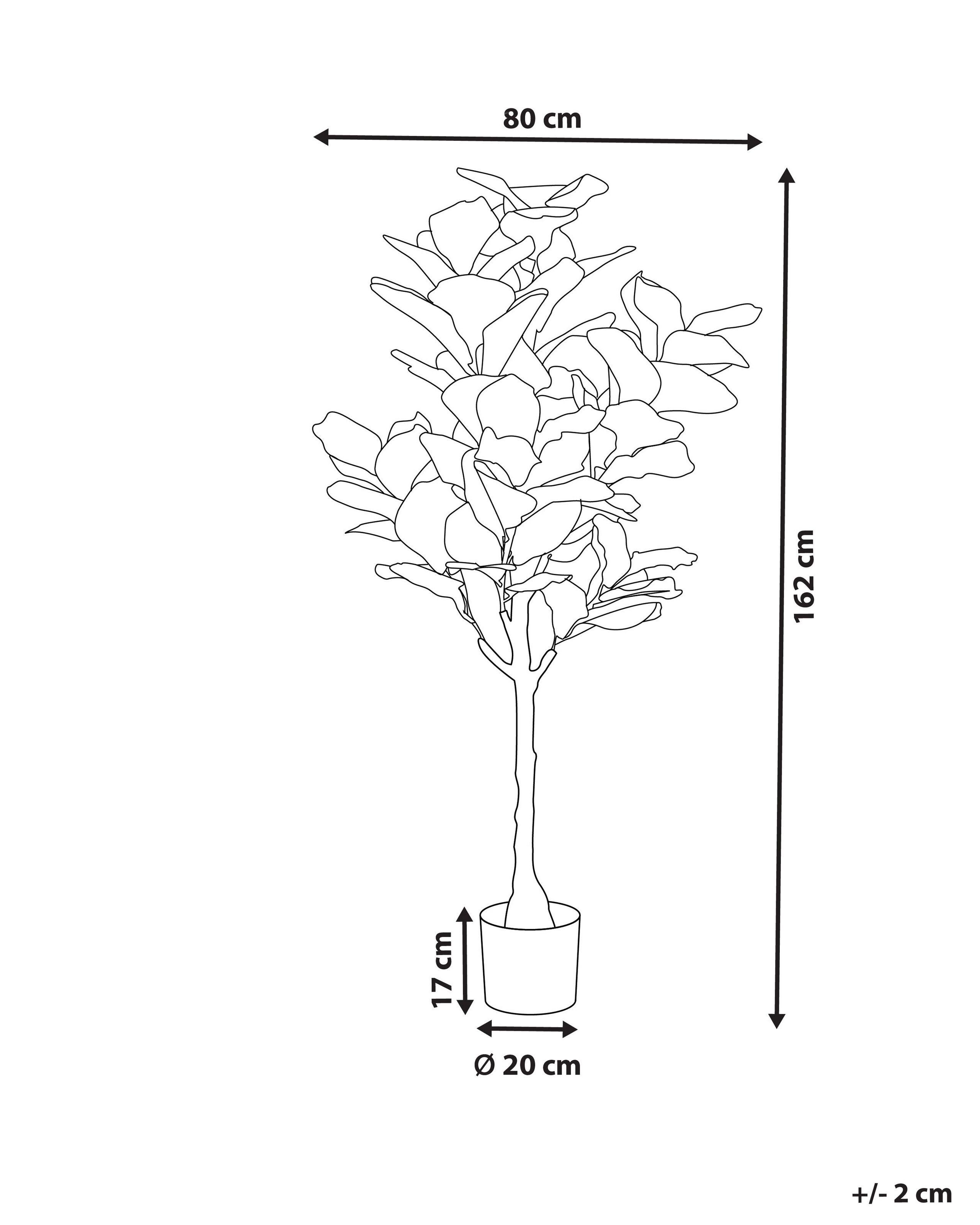 Beliani Kunstpflanze aus Kunststoff FIG TREE  