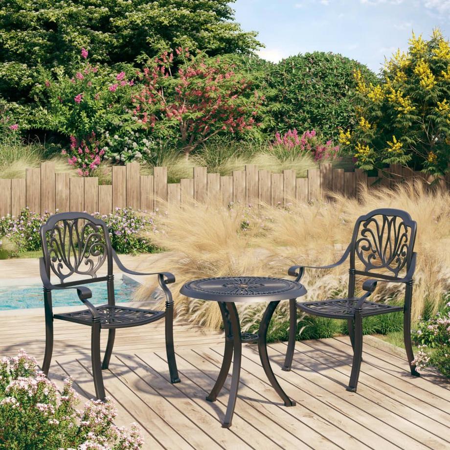 VidaXL Bistroset aluminium  
