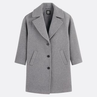 La Redoute Collections Halblanger Wintermantel mit Knopfverschluss  