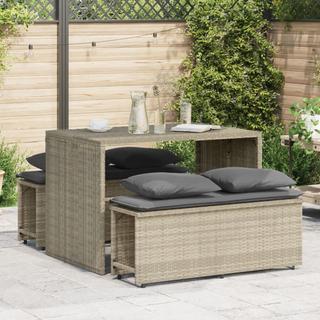 VidaXL Garten essgruppe poly-rattan  