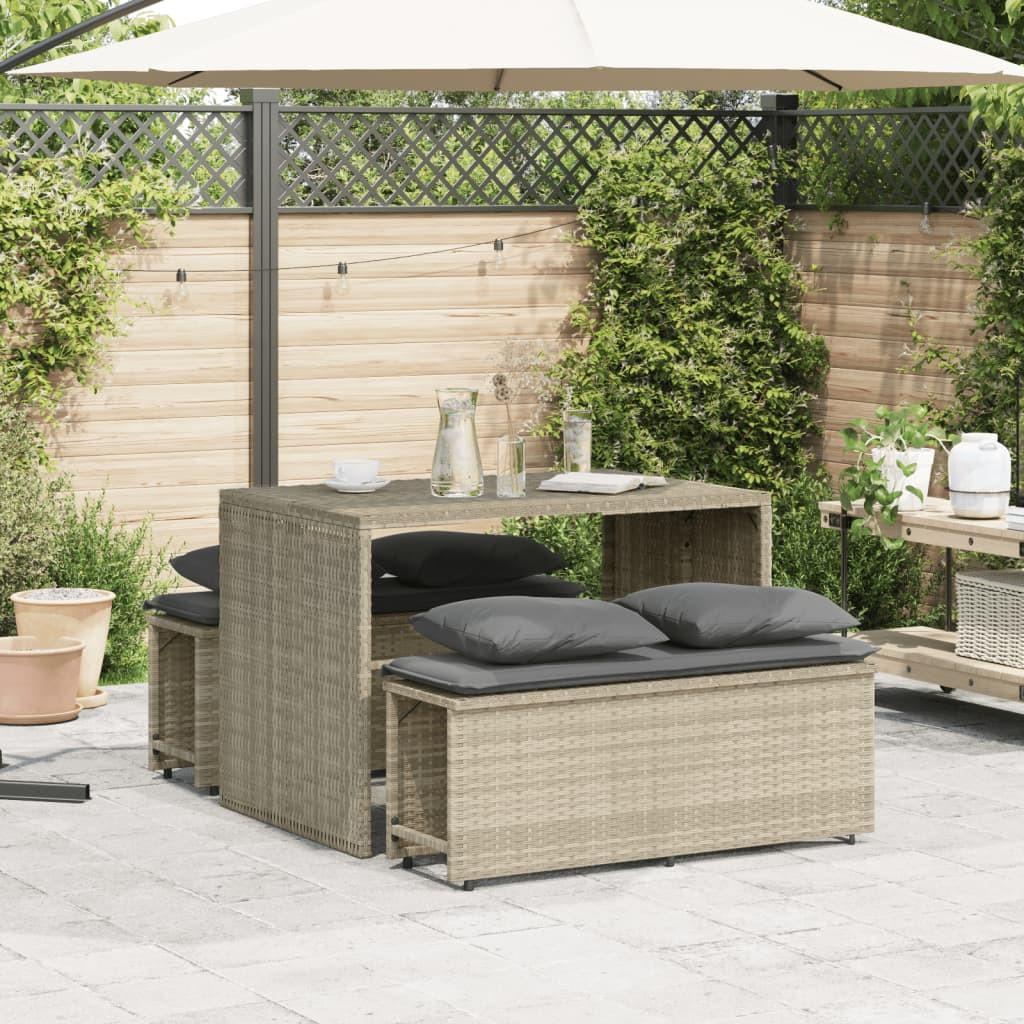 VidaXL Garten essgruppe poly-rattan  