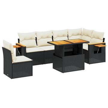 Garten sofagarnitur poly-rattan