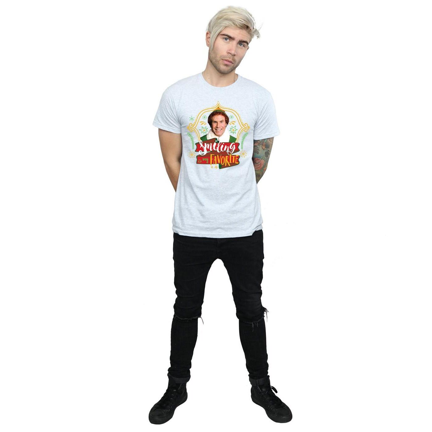 Elf Smiling Is My Favorite T-Shirt  