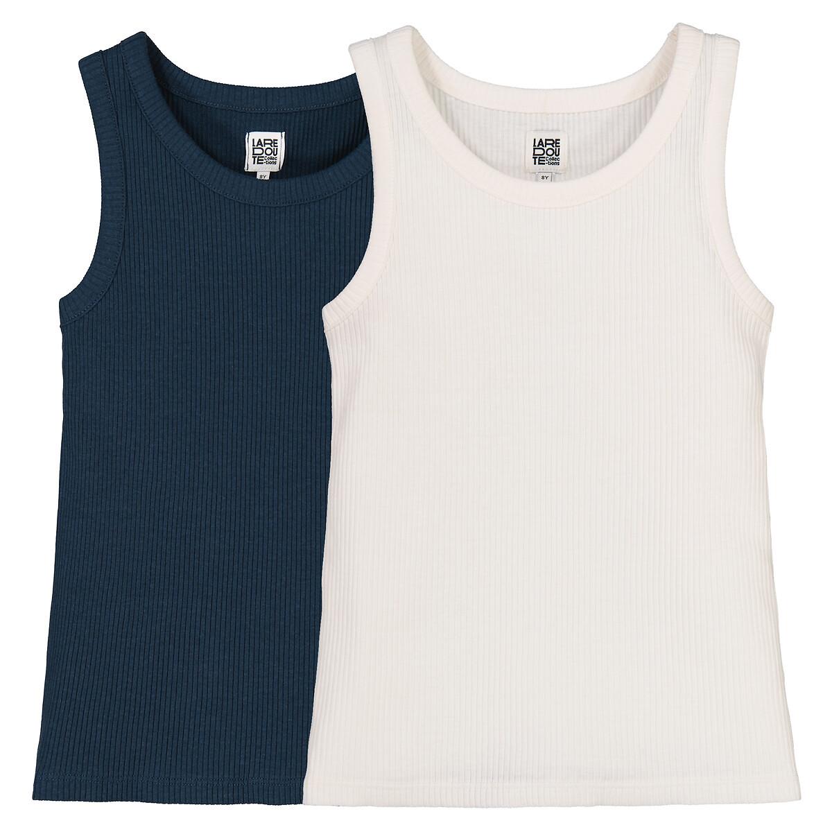 La Redoute Collections  2er-Pack gerippte Trägershirts 