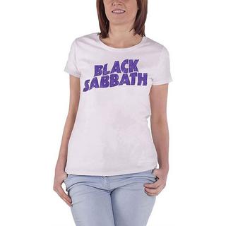 Black Sabbath Black Sabbath Logo Vintage Wavy T-Shirt  