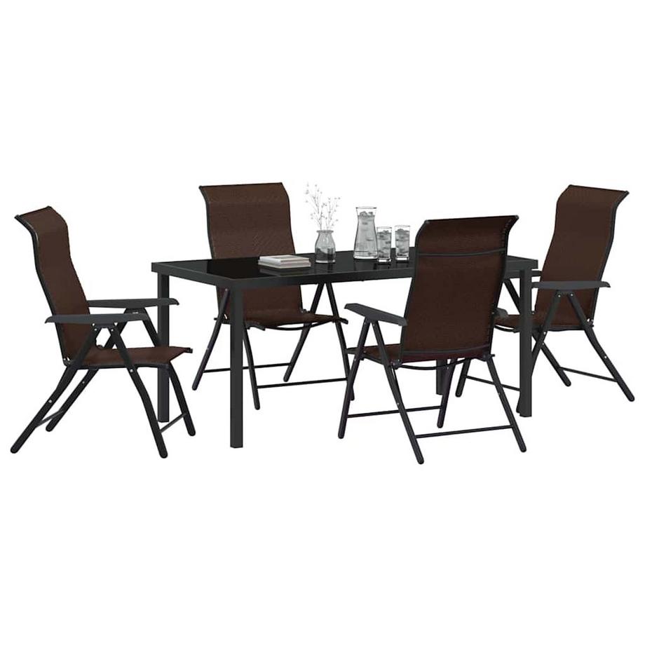 VidaXL Set da Pranzo per Giardino Polyrattan  