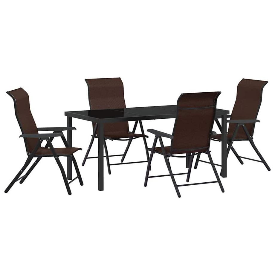 Set da Pranzo per Giardino Polyrattan