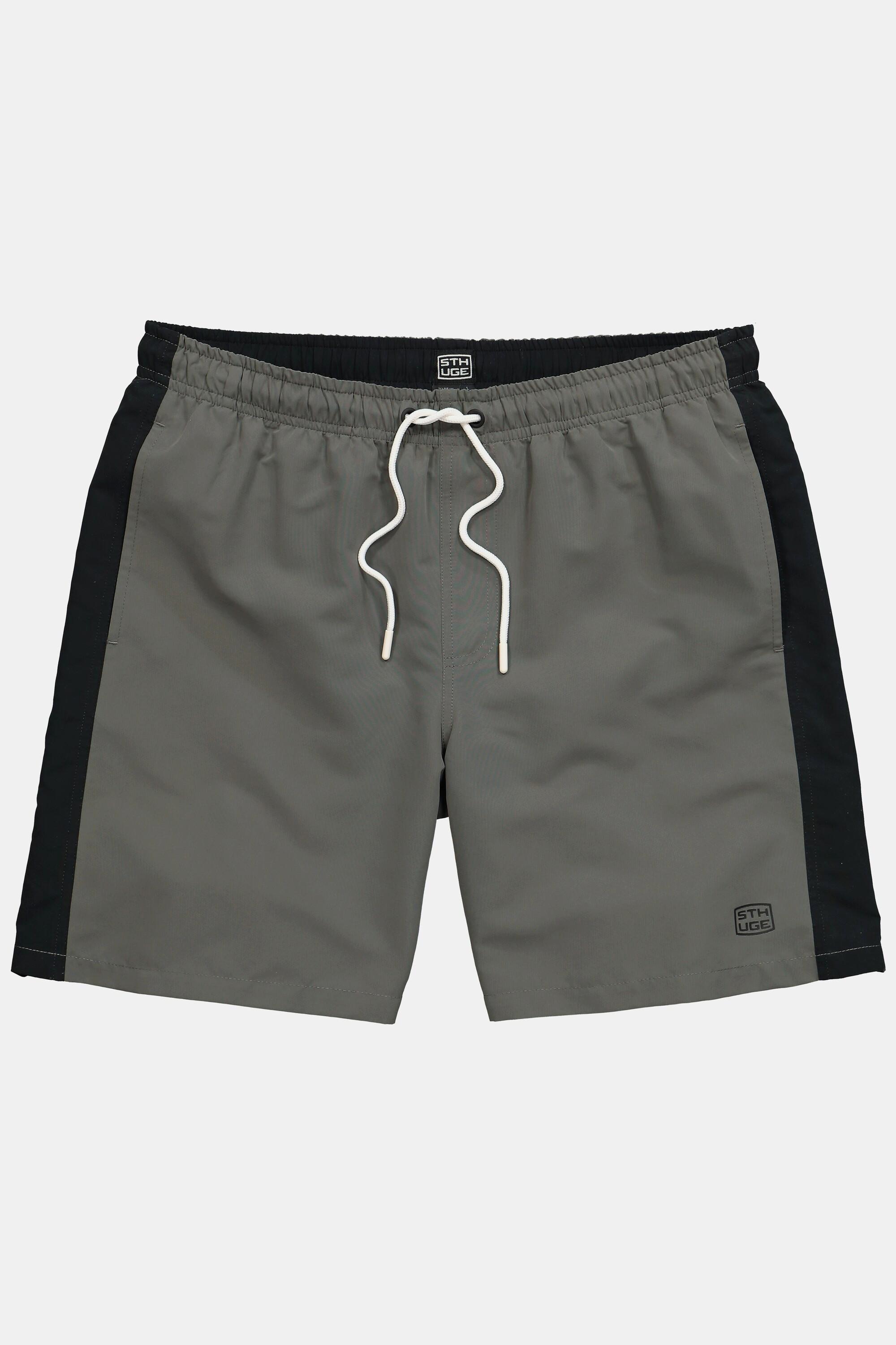 Sthuge Short de bain Taille élastique Cordon de serrage  