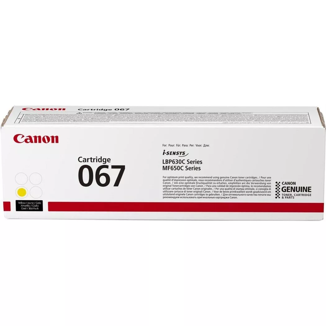 Canon – Toner 067 5099C002 Yellow, One Size