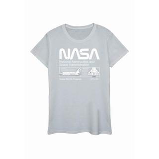 Nasa Space Shuttle Program Slim Fit T-Shirt  