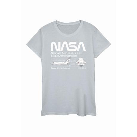 Nasa Space Shuttle Program Slim Fit T-Shirt  