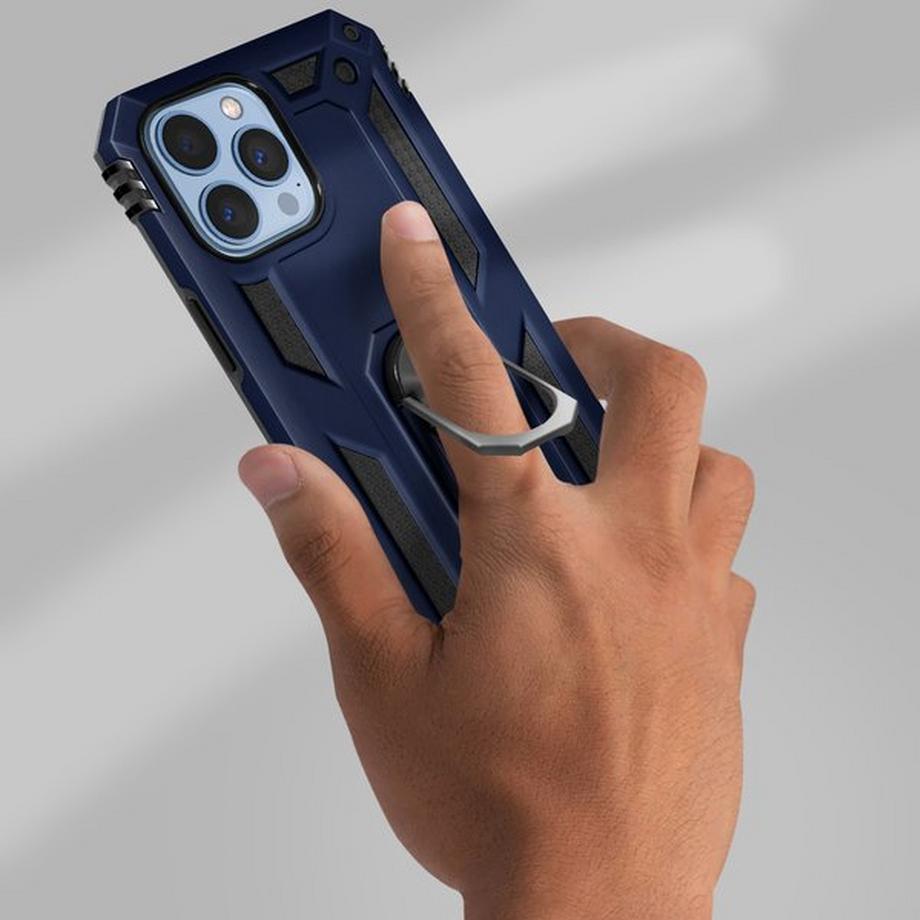 Avizar  Cover iPhone 13 Pro Bi-materia Blu 