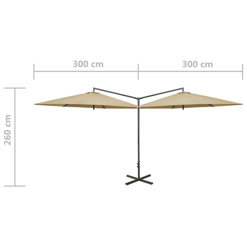 VidaXL Parasol de jardin  