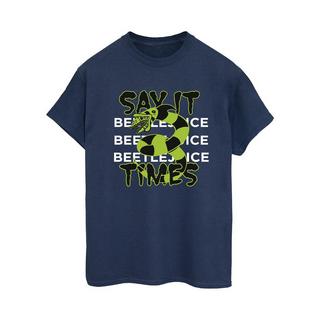 Beetlejuice Say It 3 Times T-Shirt  