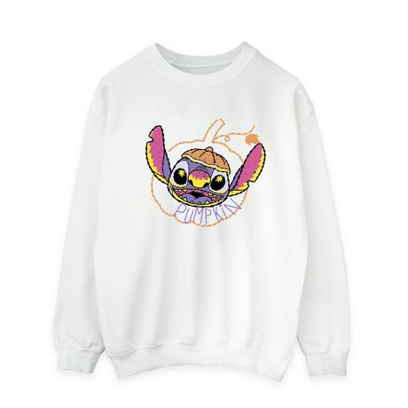Lilo & Stitch Stitch Zucca Stampa Grafica Felpa  