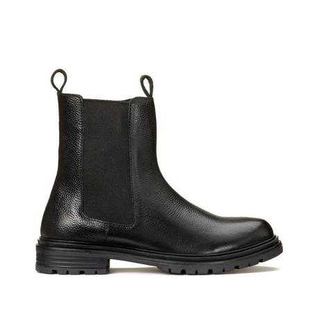La Redoute Collections  Bottines montantes en cuir zippées 