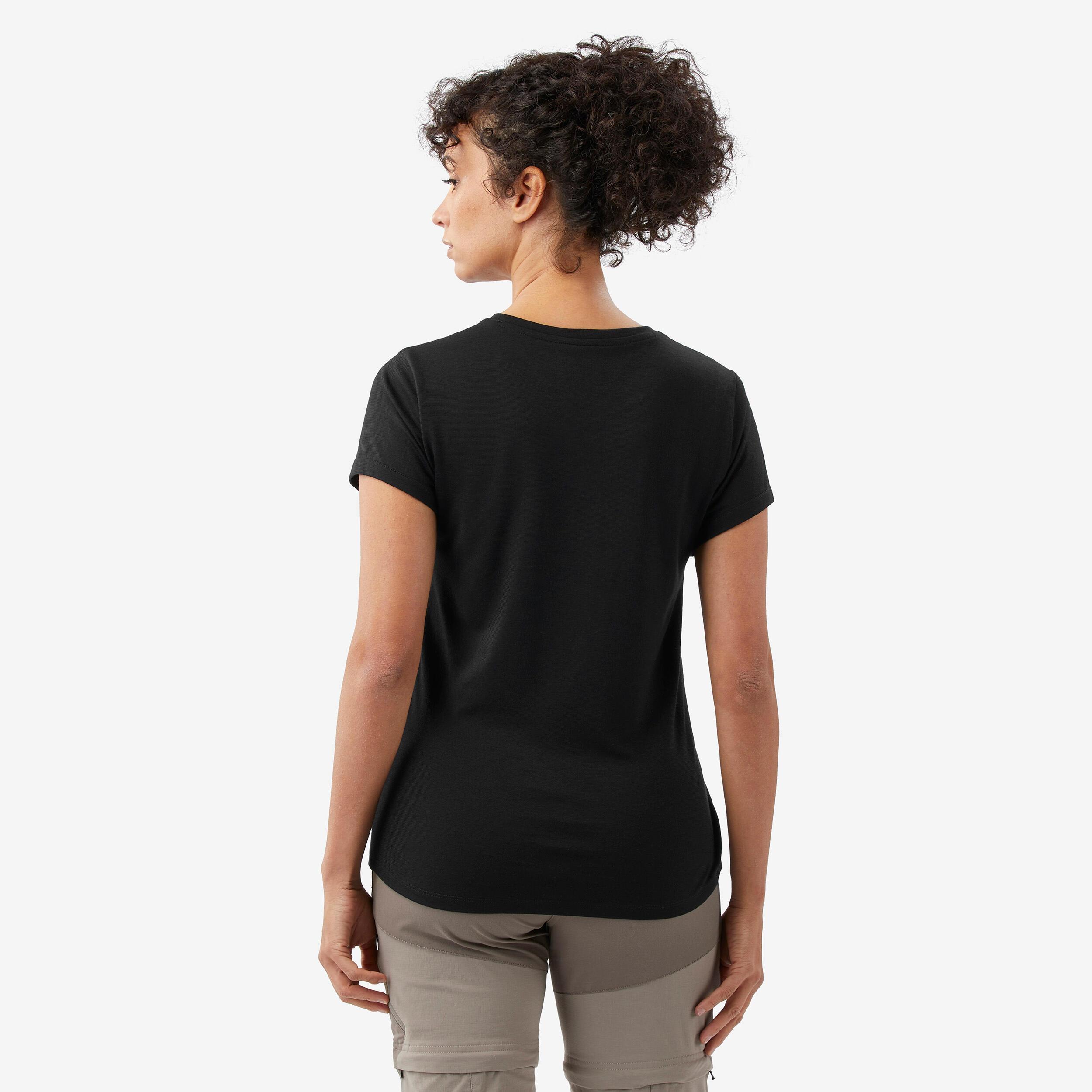 SIMOND  T-shirt donna maniche corte merino 