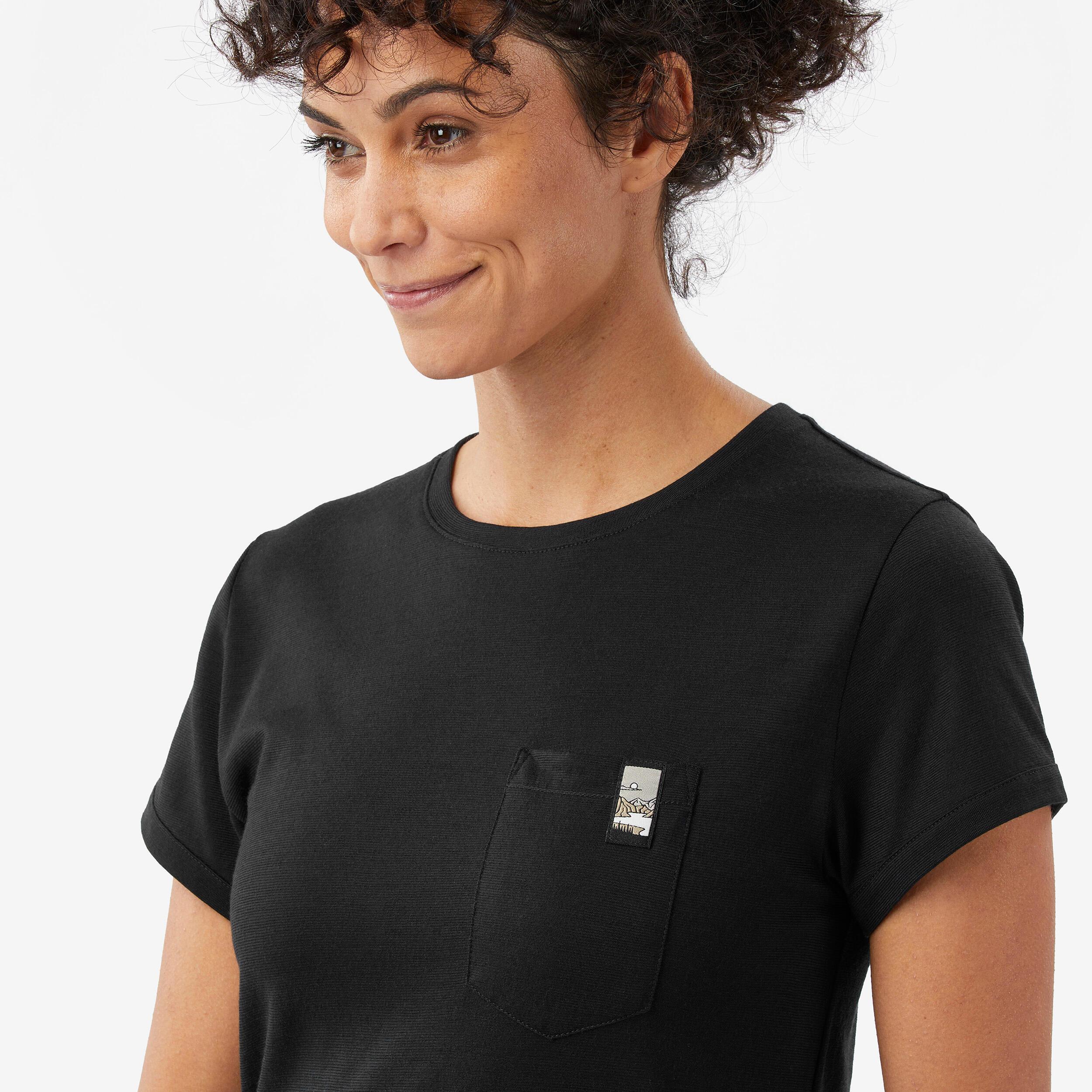 SIMOND  T-shirt donna maniche corte merino 