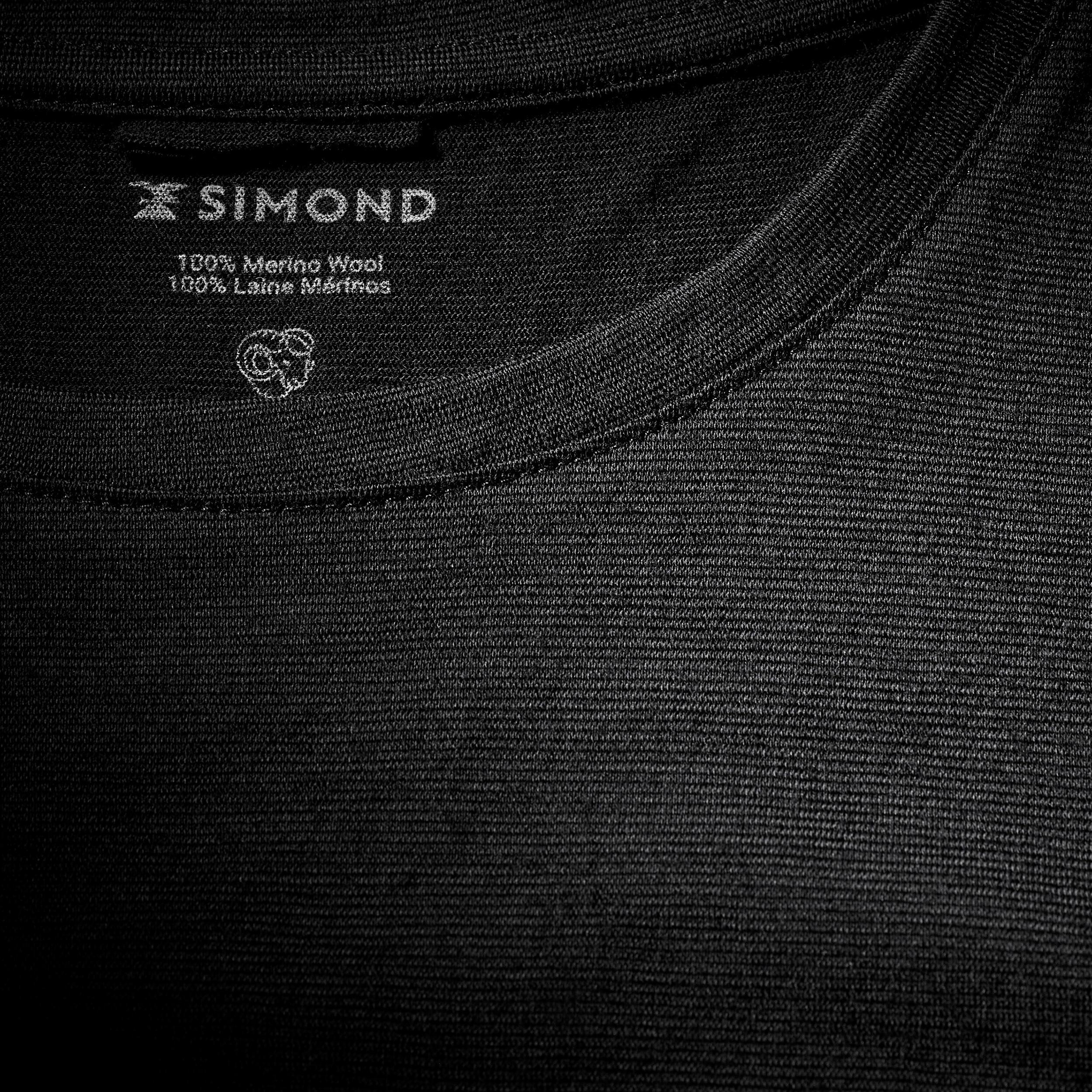 SIMOND  T-shirt donna maniche corte merino 